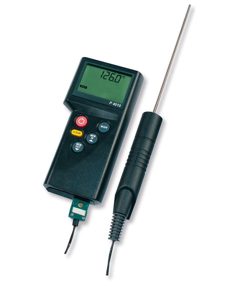 Thermometer P4010, Set 2, measuring range sensor -40 to +400 °C, 1 unit(s) - Luminix Health
