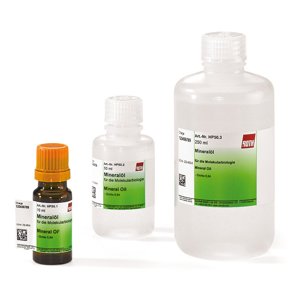Mineral Oil, for molecular biology, 10 ml, glass - Luminix Health