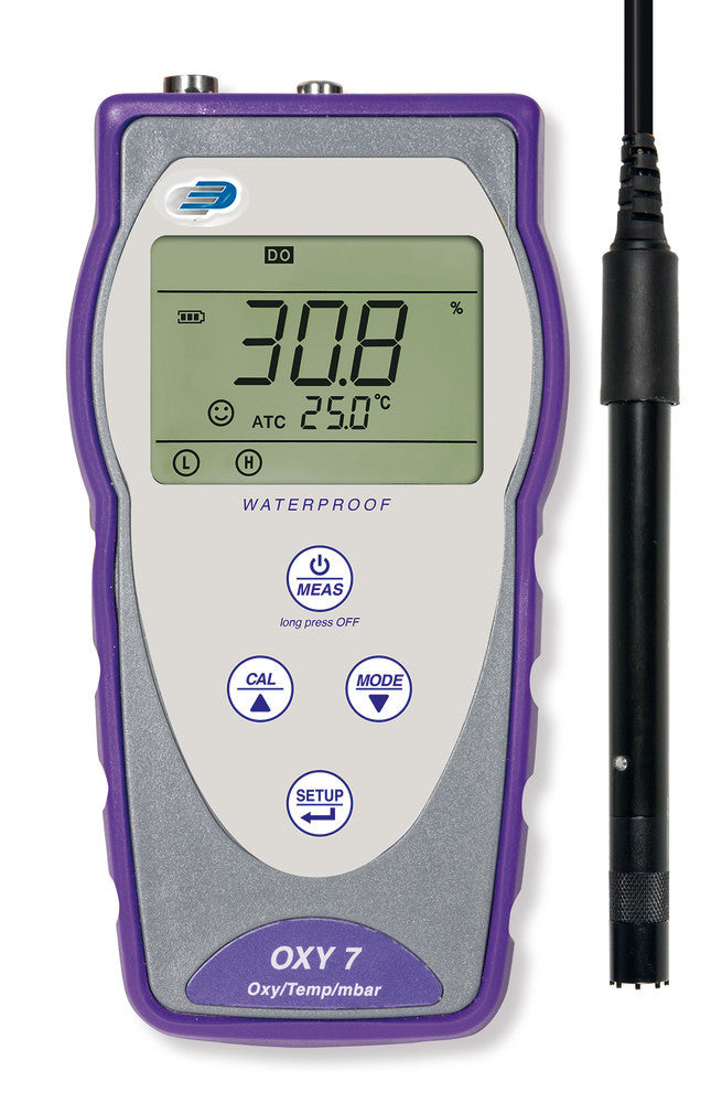 OXY 7 oxygen meter, for O2, pressure and °C, 1 unit(s) - Luminix Health