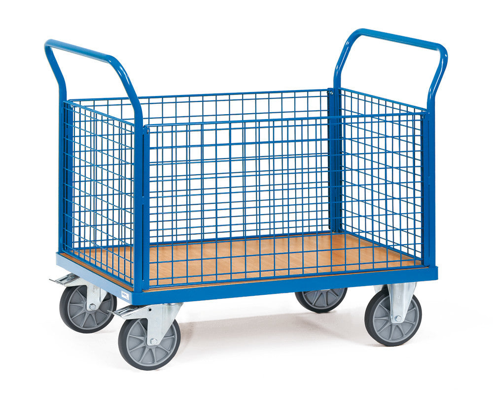 Cage transport trolleys, Platform size 1000 x 700 mm, 1 unit(s) - Luminix Health