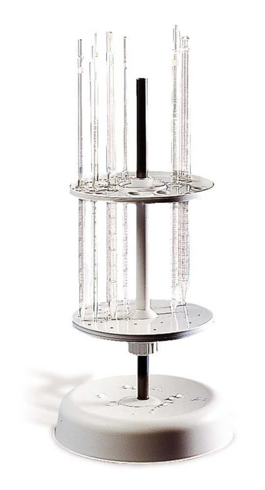 Pipette stand, PP, foot with PVC rod, 1 unit(s) - Luminix Health