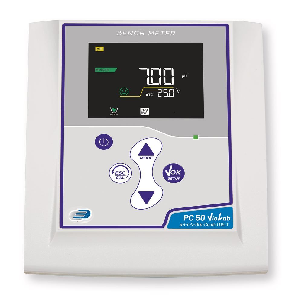 Table-top multimeter PC 50 VioLab, for pH, mV, EC, TDS and °C, 1 unit(s) - Luminix Health