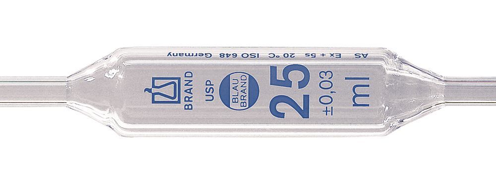 BLAUBRAND® bulb pipettes, 10 ml, class AS, USP, 1 marker, 6 unit(s) - Luminix Health