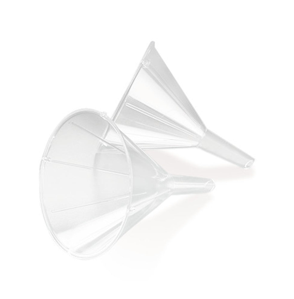 Rotilabo® single-use funnel, PP, Ø spout, inside 4.3 mm, H 78 mm, 100 unit(s) - Luminix Health