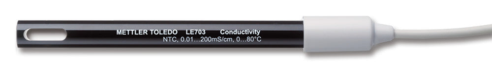 Spare-4-pole conductivity sensor, model LE703, meas. range 0,01-200 mS/cm - Luminix Health