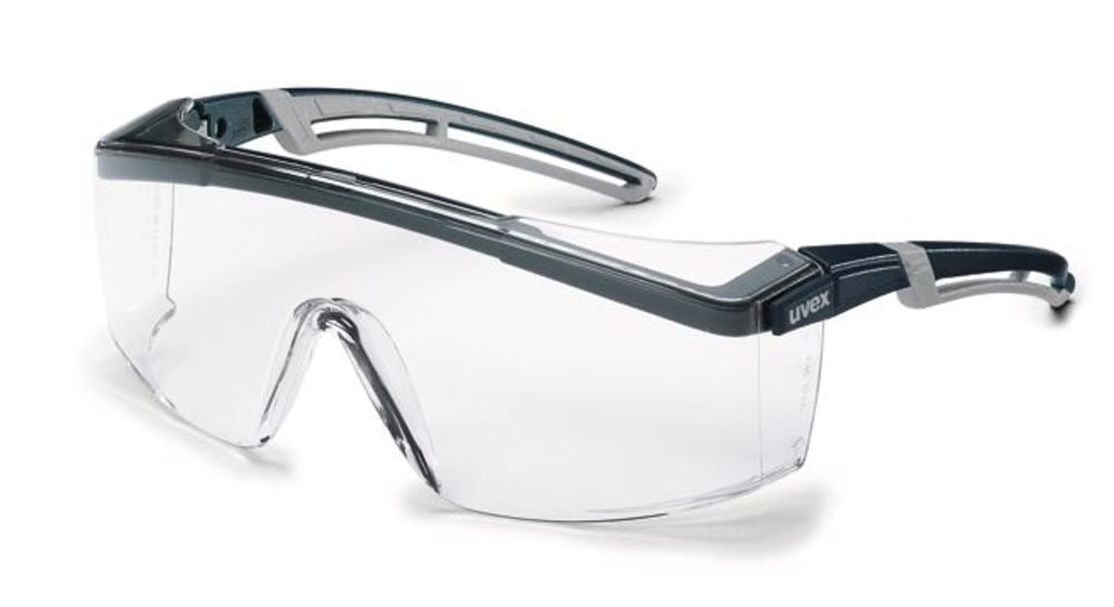 astrospec 2.0 safety glasses, EN 166, EN 170, black/grey, 1 unit(s) - Luminix Health