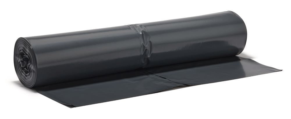 Refuse sacks extra strong, black/grey,, LDPE, 120 l, 700 x 1100 mm, 25 unit(s) - Luminix Health