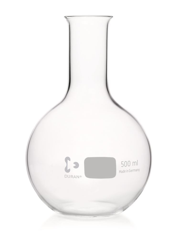 Flat-bottom flasks, DURAN®, narrow neck, 500 ml, 10 unit(s) - Luminix Health