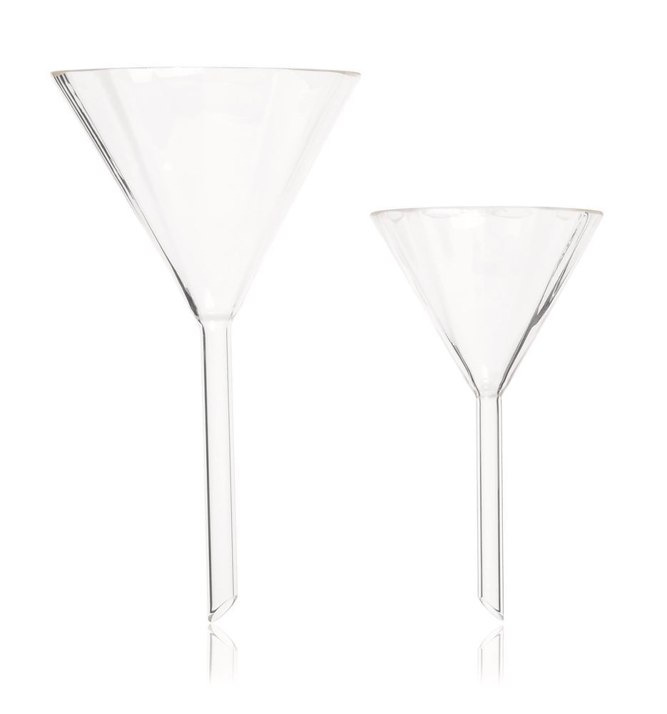 Analytical funnel, ribbed, DURAN®, rim-Ø outer 150 mm, L stem 150 mm, 1 unit(s) - Luminix Health