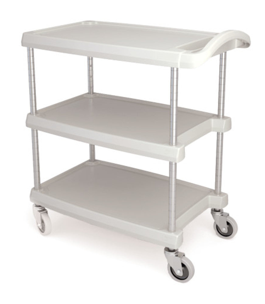 Shelf trolley plastic, 620 x 880 mm, Number of bases, 2 - Luminix Health