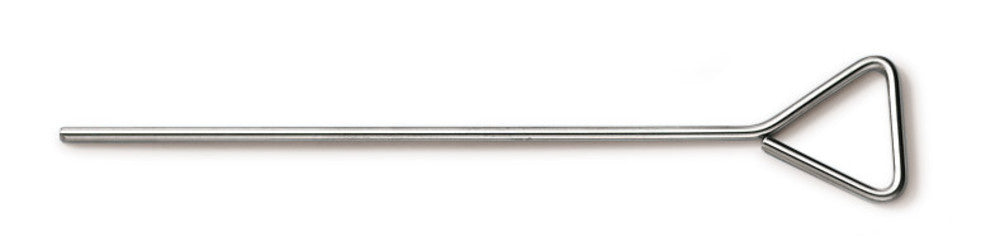 Drigalski spatula, Stainless steel, W 30 mm, L 165 mm, 1 unit(s) - Luminix Health