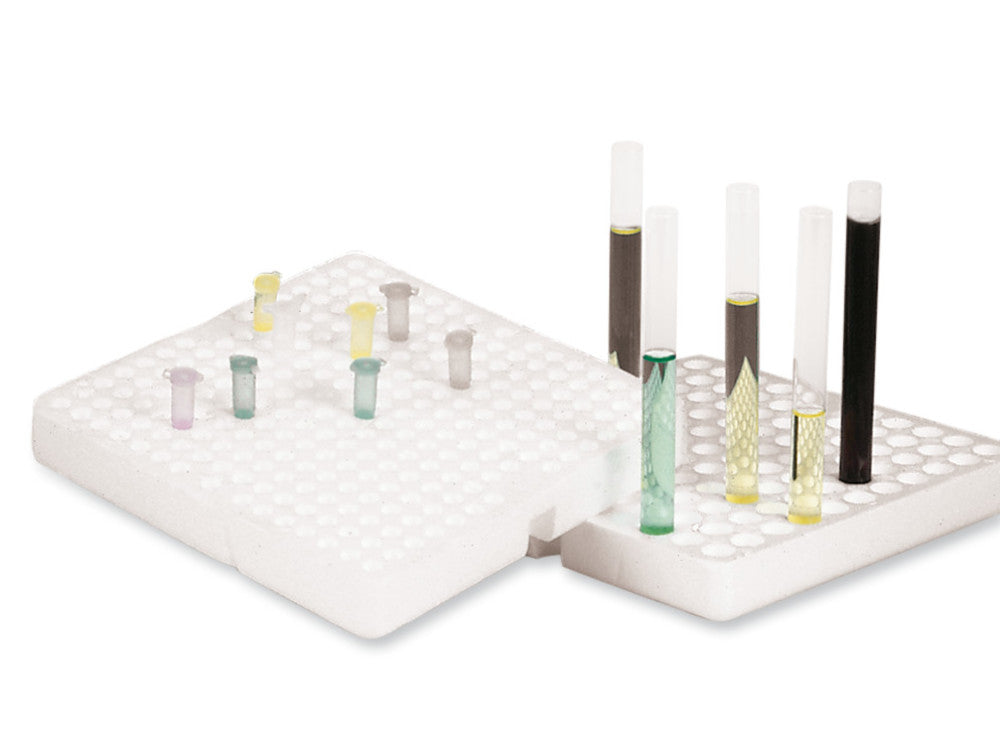 Rotilabo®-test tube trays, PS, stackable, 96 holes, Ø 16.5 mm, 5 unit(s) - Luminix Health