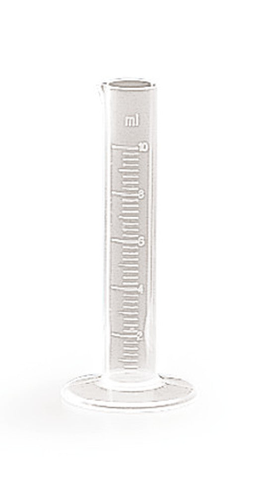 ROTILABO®-short measuring cylinder, PP, subdivision 0.25 ml, 10 ml, 1 unit(s) - Luminix Health