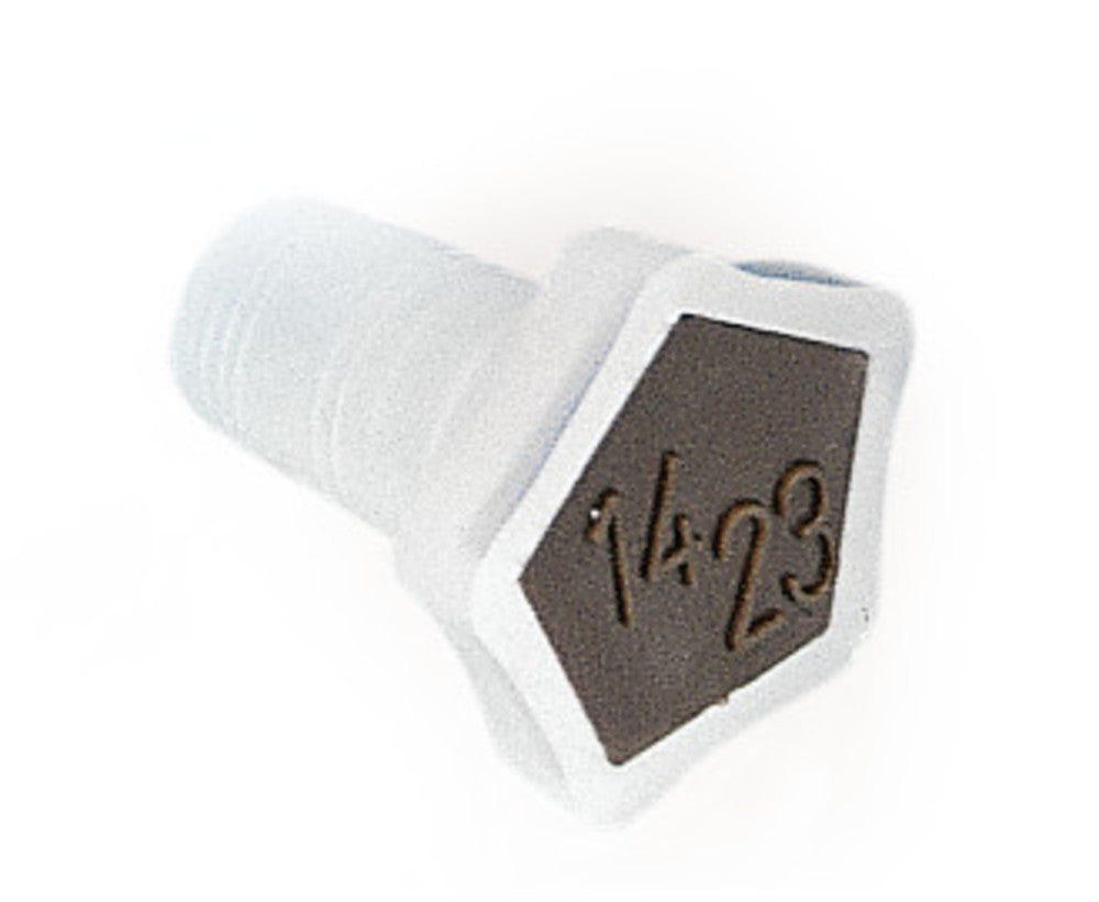 Rotilabo®-standard ground glass joint, stoppers, PE, brown, conical joint 14/23 - Luminix Health