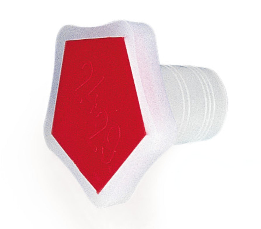 Rotilabo®-standard ground glass joint, stoppers, PE, red, conical joint 24/29 - Luminix Health