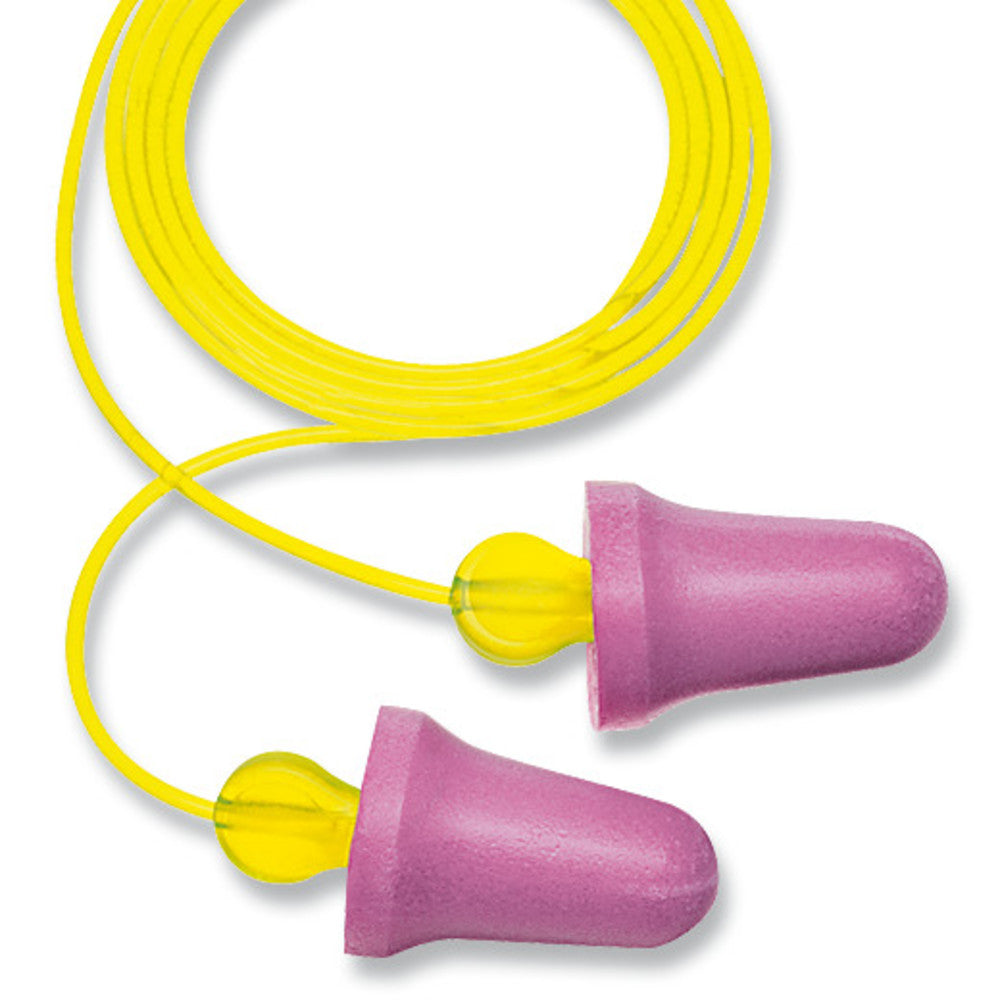 Disposable ear plugs No-Touch, acc. EN 352-2,, with band, 100 pair - Luminix Health
