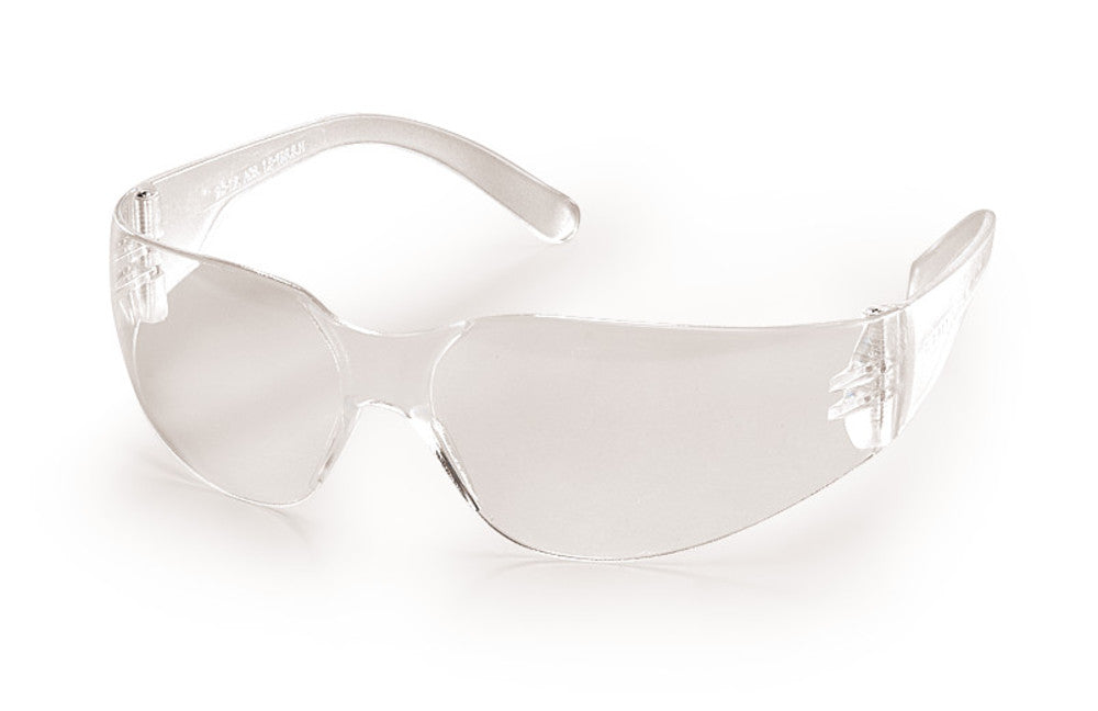 UV-safety glasses Virtua Slim, acc. to EN166/170, PC,clear,scratchproof - Luminix Health