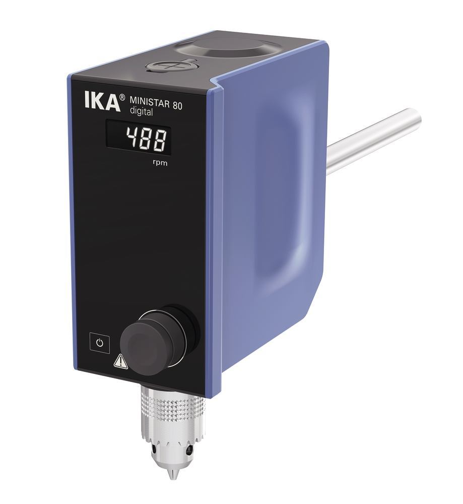 Laboratory stirrer MINISTAR 80 digital, up to 50 l, 60/46 W, 50-500/min - Luminix Health