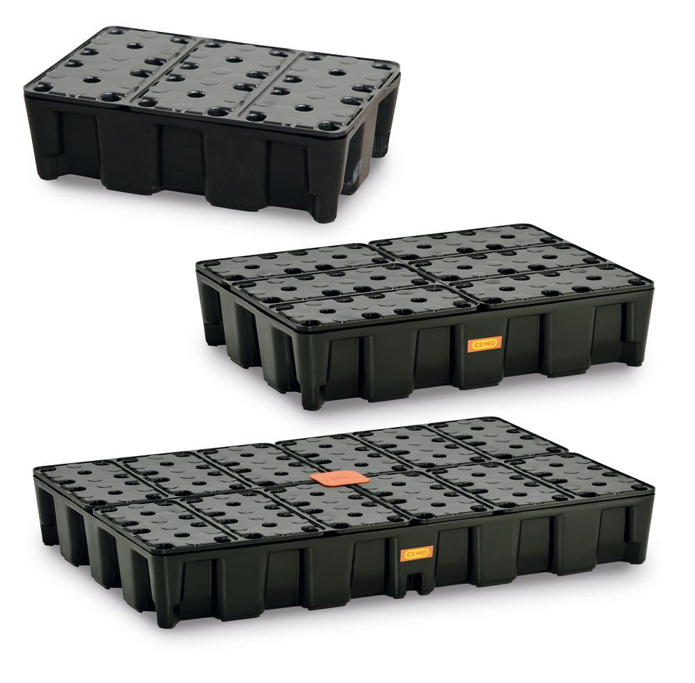 Laboratory collecting tray, 120 l,, L 120 x W 80 x H 18 cm, 12,8 kg, 1 unit(s) - Luminix Health