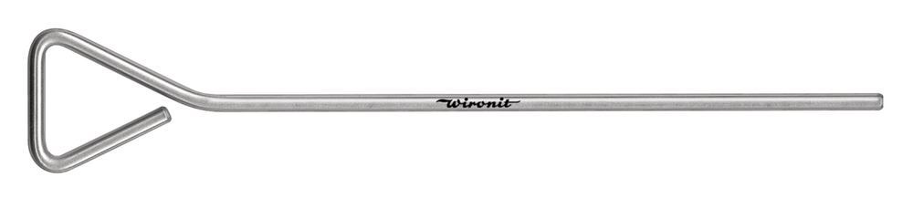 Drigalski spatula straight, L 150 mm, stainless steel Wironit, 1 unit(s) - Luminix Health