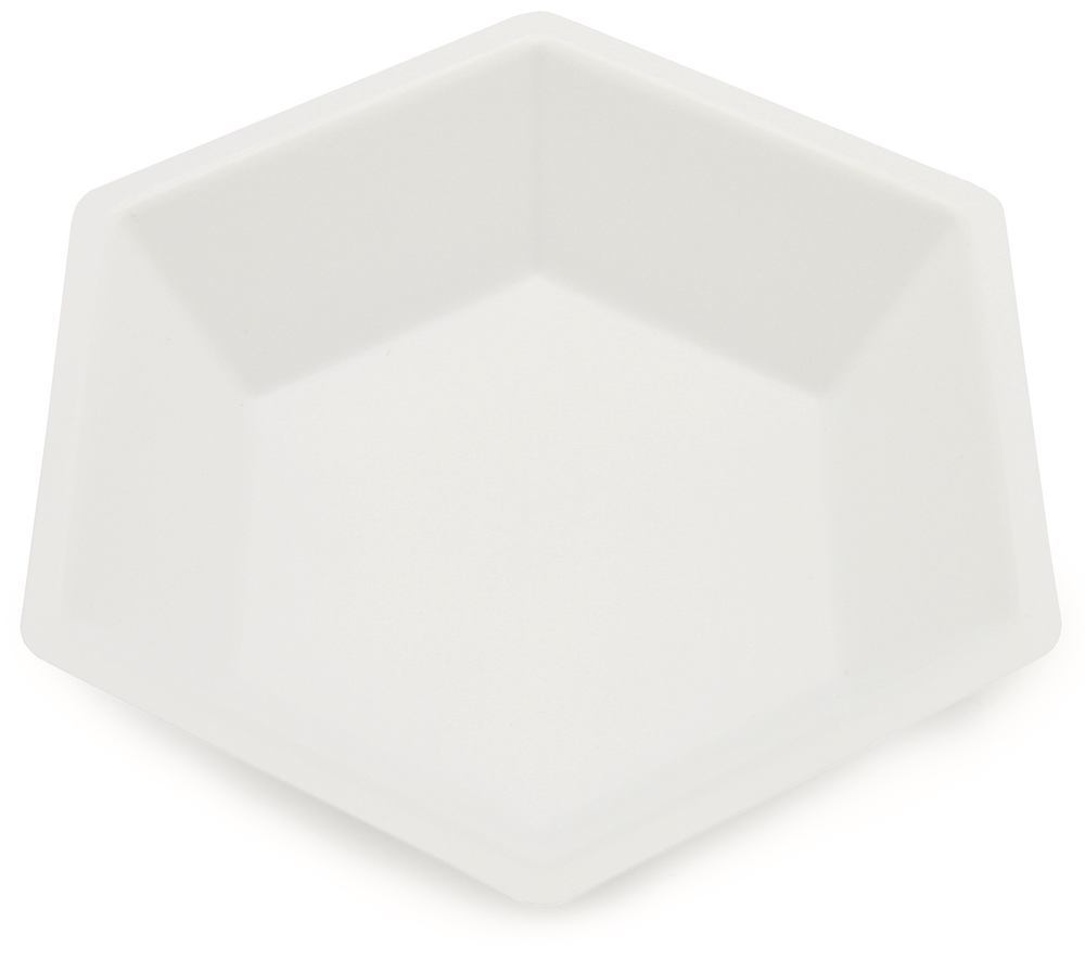 Rotilabo®-hexagonal weighing pans, PS, antistatic, 350 ml, 500 unit(s) - Luminix Health