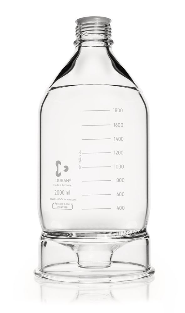 HPLC reservoir bottle 2000 ml, DURAN® GL 45, 1 unit(s) - Luminix Health