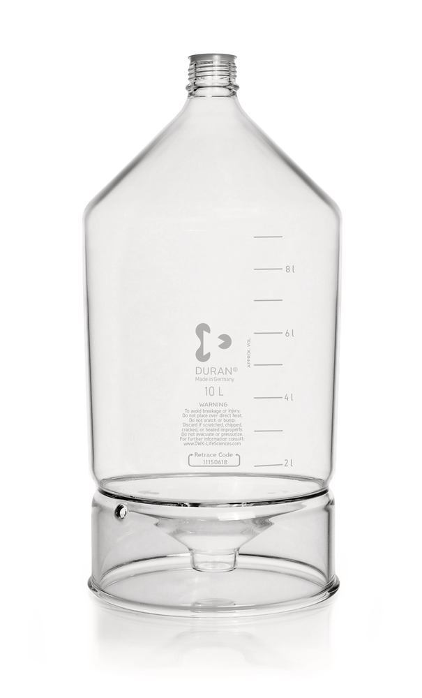 HPLC reservoir bottle 10 000 ml, DURAN® GL 45, 1 unit(s) - Luminix Health
