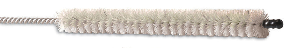 Rotilabo® hose and burette brushes, pig bistles, cap, brush L150, Ø15 mm - Luminix Health