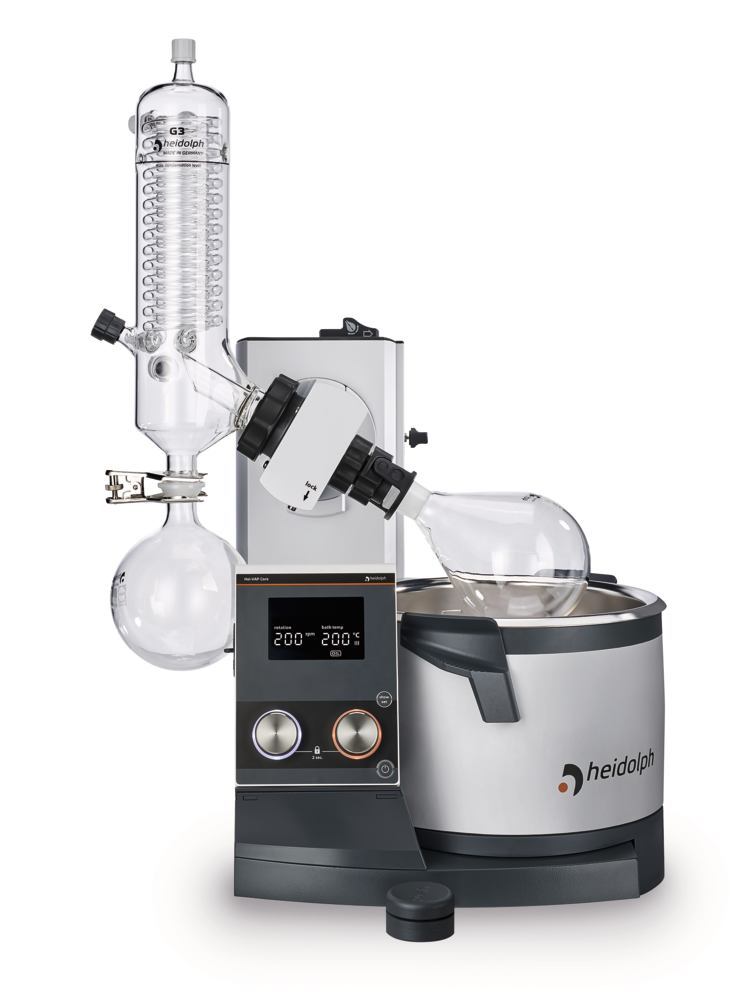 Rotary evaporators Hei-VAP Core Models with manual lifting, Vertical cooler G3 - Luminix Health