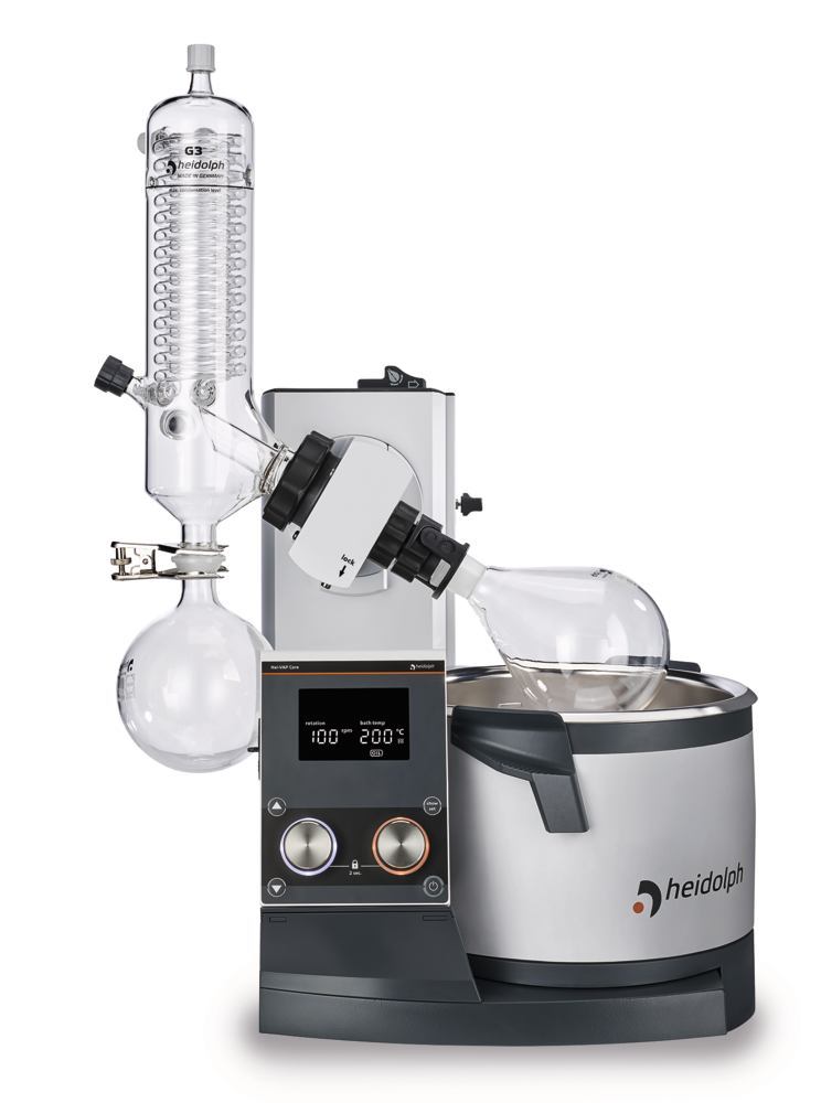 Rotary evaporators Hei-VAP Core Models with motorised lifting - Luminix Health