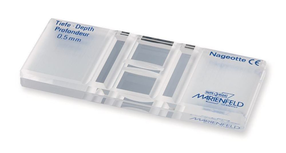 Counting chamber Nageotte, 40 rectangles each 0.25 x 10 mm, 1 unit(s) - Luminix Health