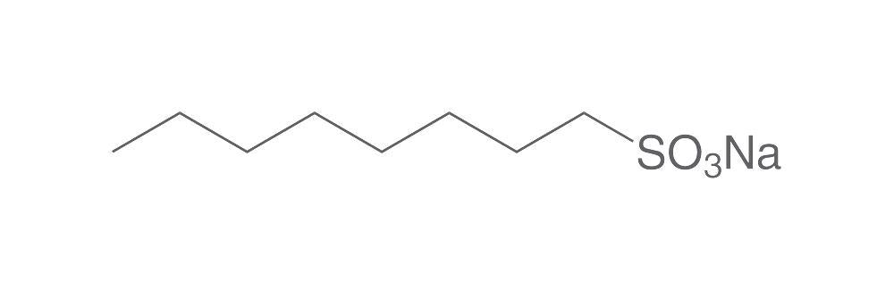 Octane-1-sulphonic acid sodium salt, 10 g, glass, >=98 % - Luminix Health