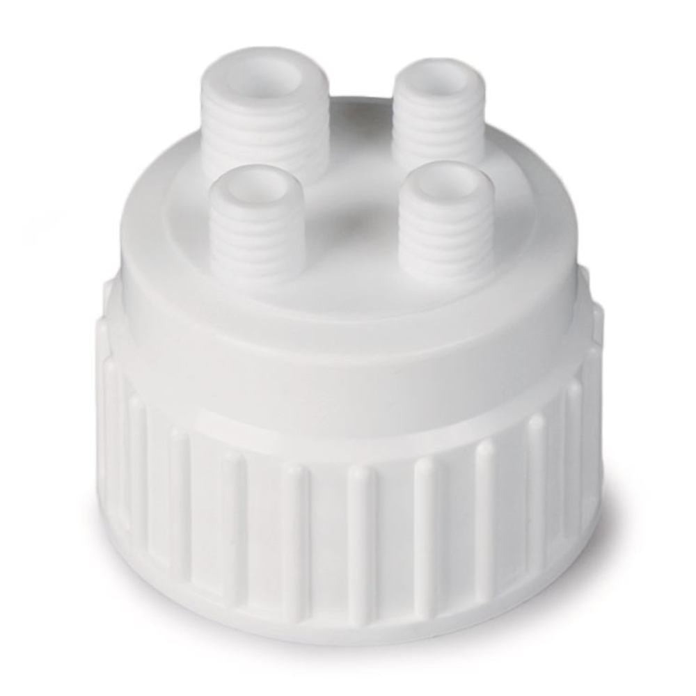 Multiple distributor f. bottles, 2xGL18/1xGL25, suitable f. Nalgene 83 B - Luminix Health