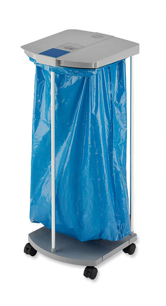 ProfiLine waste collector WS 120, for 120 l waste bags, with rollers, 1 unit(s) - Luminix Health