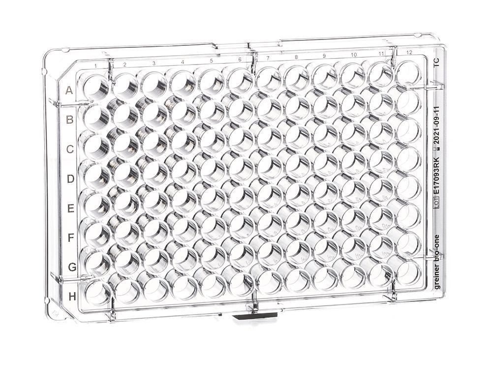 Cell culture Multiwell plates, PS, with cover plate, sterile, 96 Wells - Luminix Health