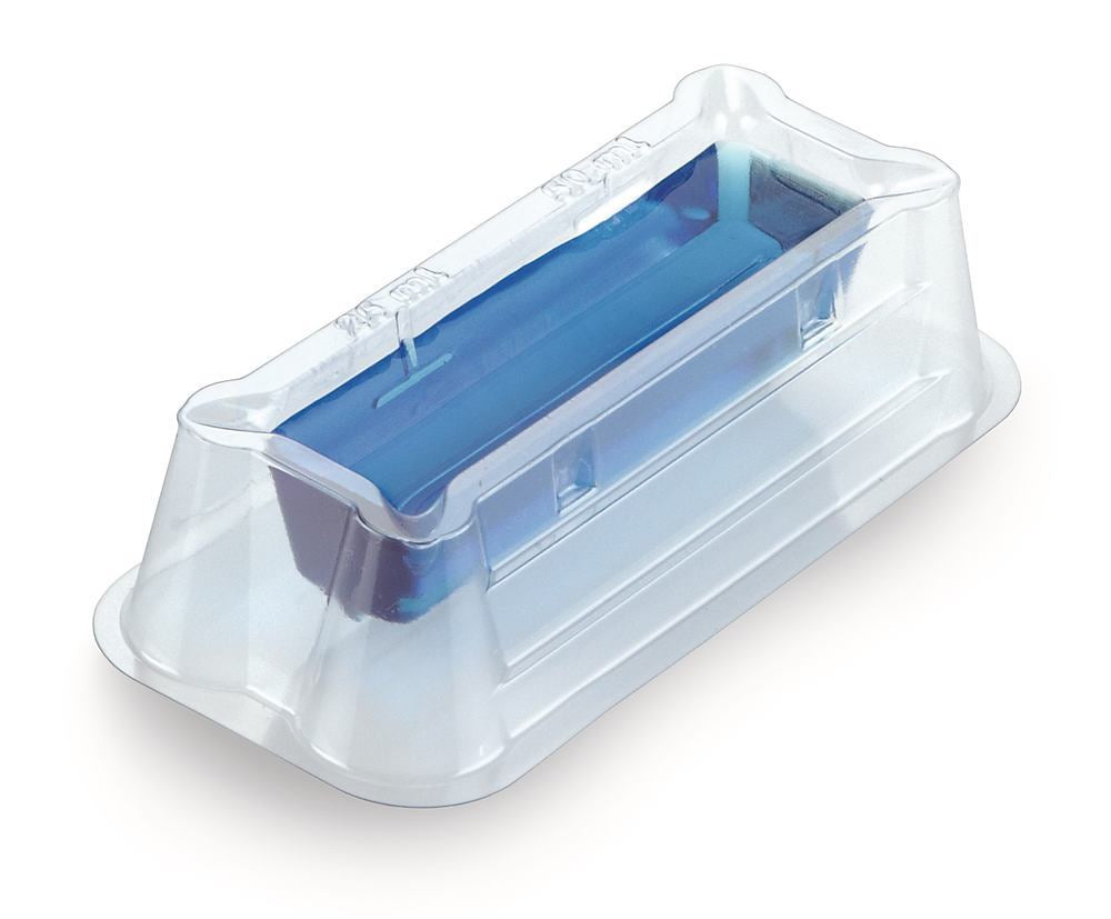 Rotilabo® Reagenzreservoirs, transparent, PVC, unsteril, 50 ml, L102xB28xH30 mm - Luminix Health