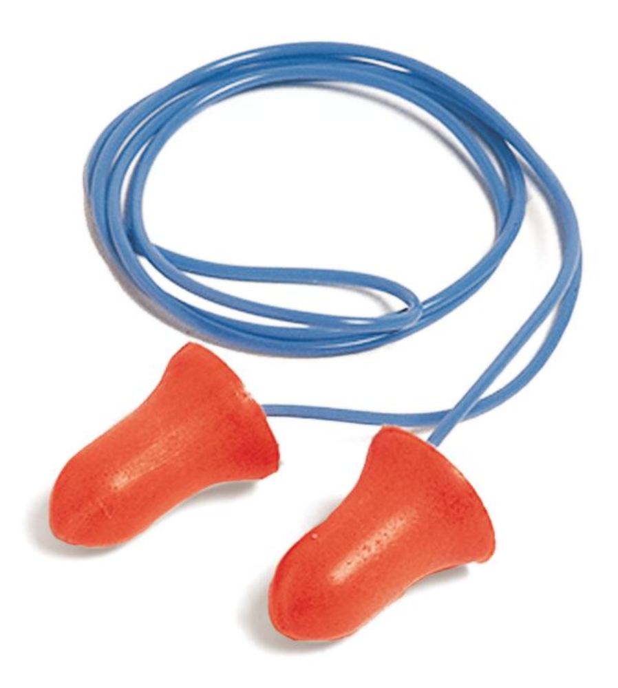 Disposable ear plugs Max®, acc.EN 352-2, polyurethane, witht band, 100 pair - Luminix Health