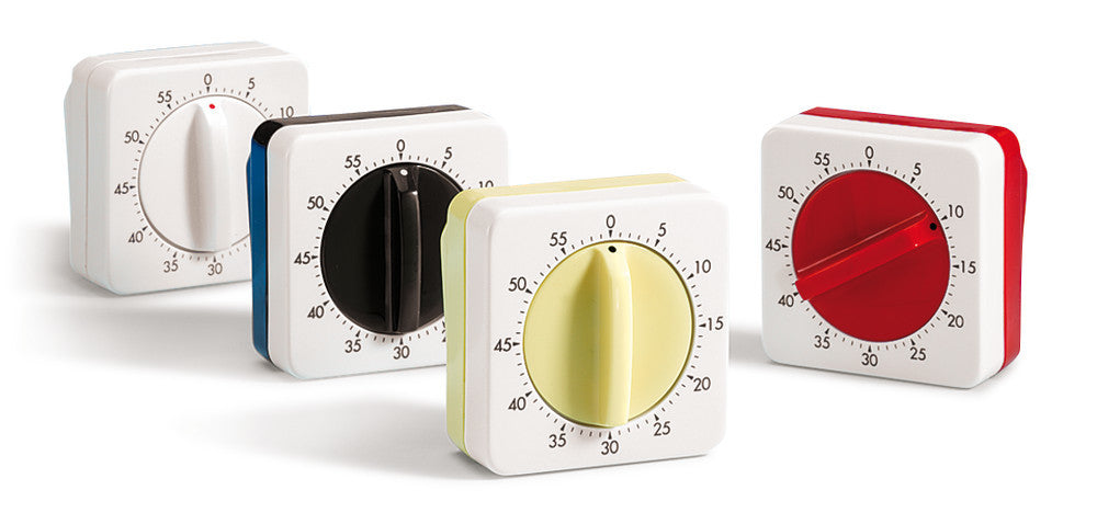 One-hour signal timer, white/black, W 70 x D 40 x H 70 mm, 1 unit(s) - Luminix Health