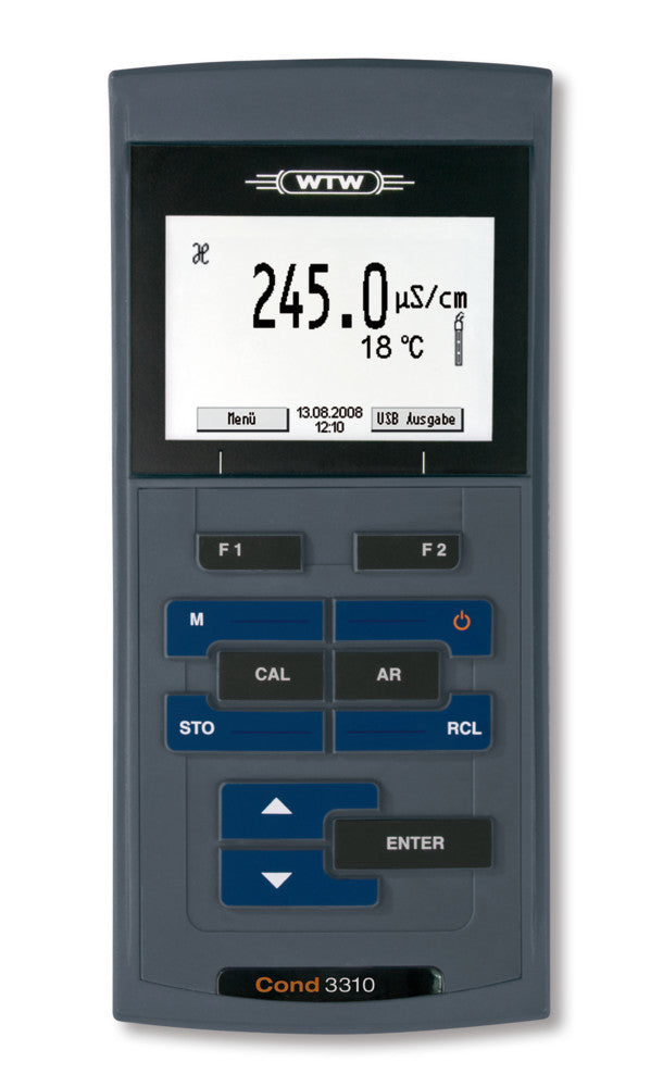 Pocket conductometer Cond 3310-Set, -5 - +105°C, USB, H 180 x W 80 x D 55 mm - Luminix Health