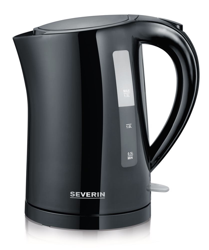 Kettle, black, cordless, max. capacity 1.5 l, 2200 W, 1 unit(s) - Luminix Health