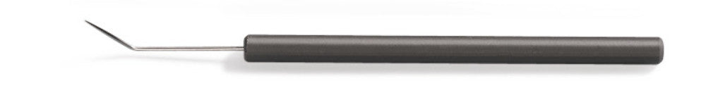 Dissecting needles, made of Remanit 4301, curved, with plastic handle - Luminix Health