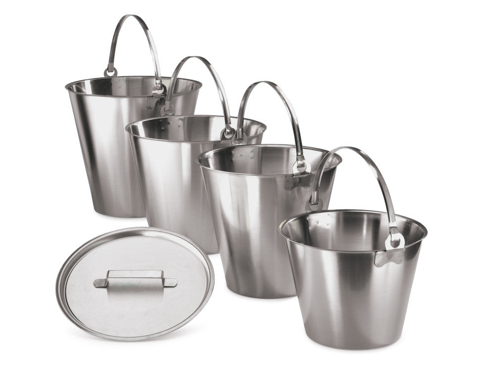 Stainless steel bucket, Remanit 4301, 10 l, 1 unit(s) - Luminix Health