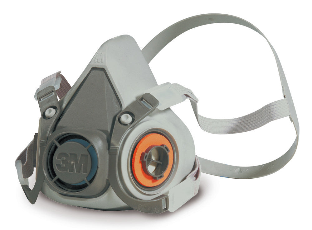 Half respirator mask, 3M 6200, acc. EN 140, M, 1 unit(s) - Luminix Health
