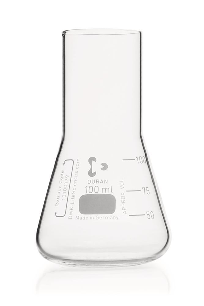 Culture flask in Erlenmeyer shape, 100 ml - Luminix Health