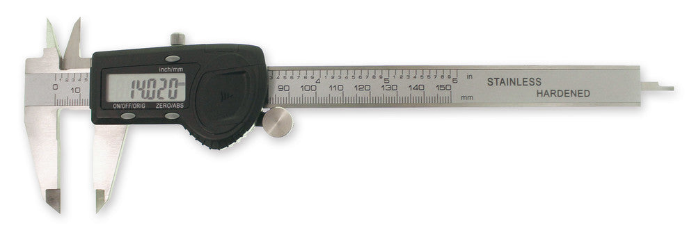 Digital caliper gauge, stainless steeel, range 0 - 150 mm, 1 unit(s) - Luminix Health