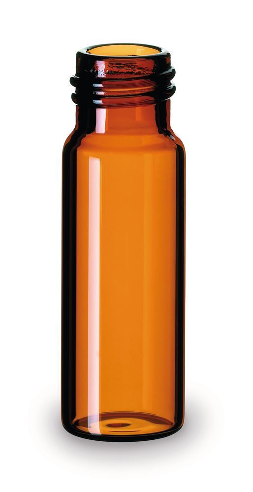 Rotilabo®-screw thread ND11 vials, 4 ml, brown glass, 100 unit(s) - Luminix Health
