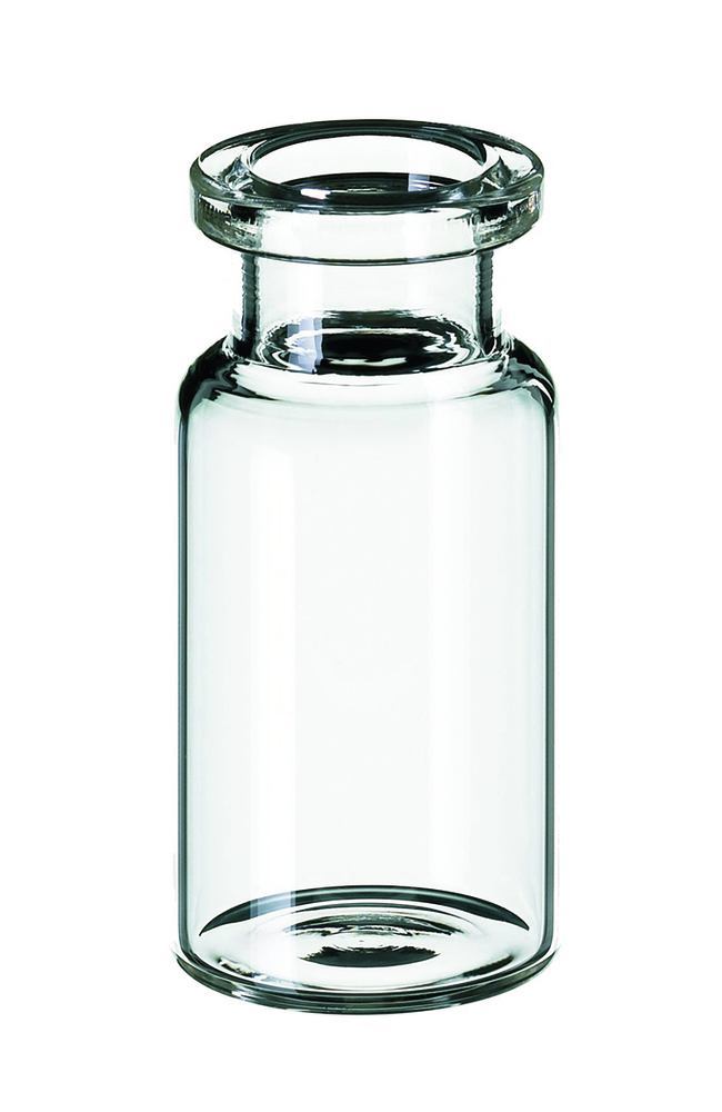 Rotilabo® rolled edge vials, long neck, ND20, flat bottom, 10 ml, Ø 22.5xH 46mm - Luminix Health