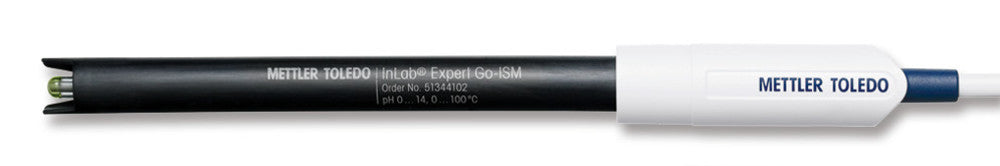 InLab® pH single-rod measuring cell, Expert Go-ISM®, incl. fixed cable - Luminix Health