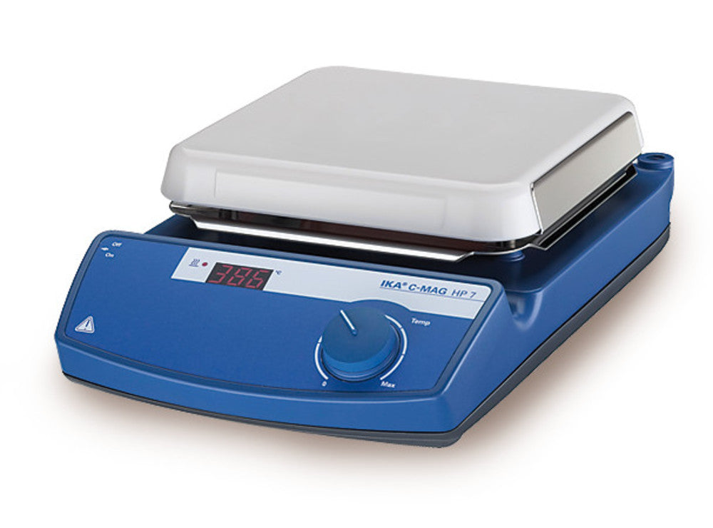 C-MAG HP 7 digital hot plate, 1000 W, 50 - 500 °C, area 180x180 mm, 1 unit(s) - Luminix Health