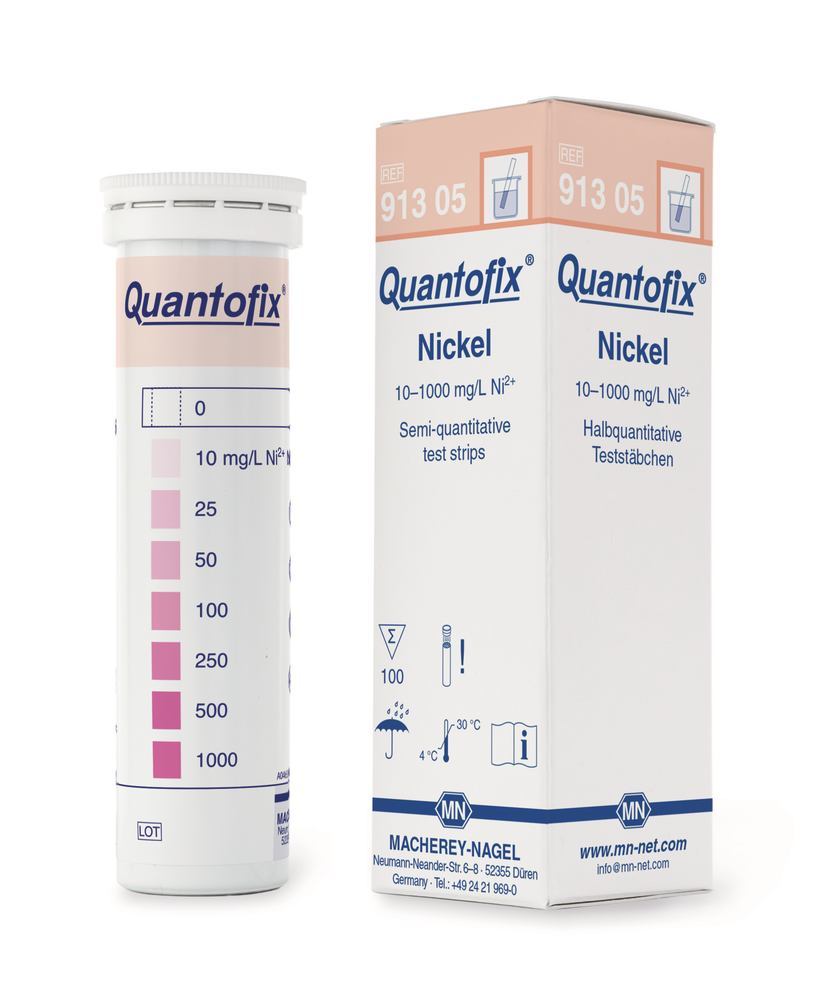 Quantofix® test strips, nickel, L 95 x W 6 mm, 100 unit(s) - Luminix Health